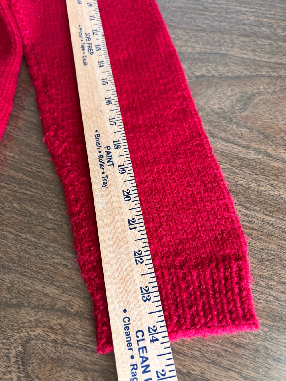 Handmade Red Openwork Lace Knit Cardigan Sweater Womens L Cottagecore Artisan - Picture 8 of 9